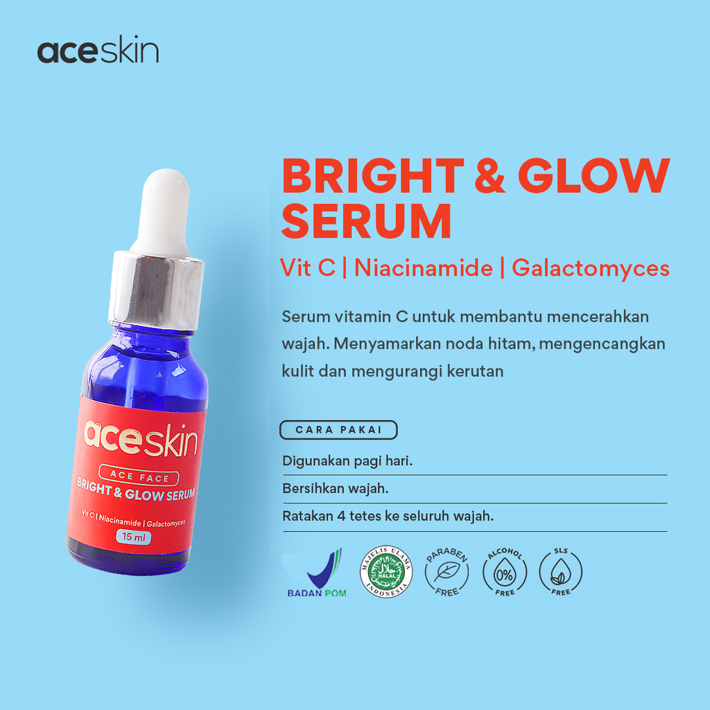 ACE Face Bright and Glow Serum 15ml